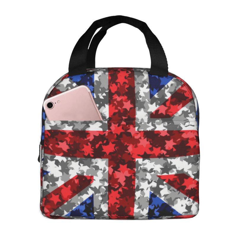 Women Bags Uk - 영국 국기 여성용 절연 도시락 가방