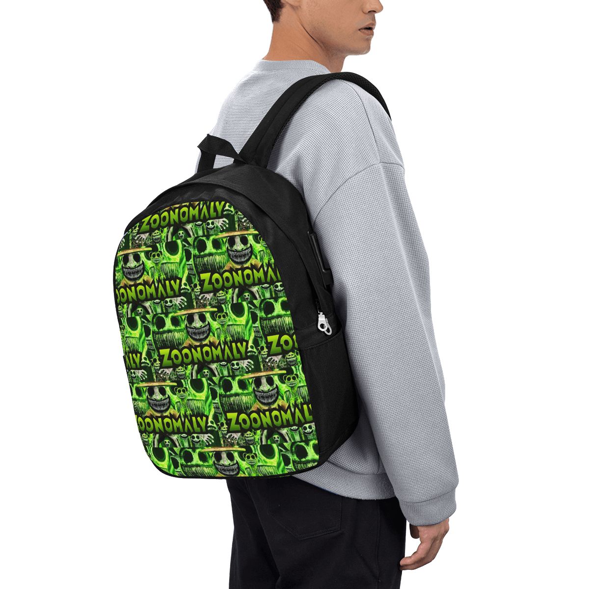 Womens Backpack - Zoonomaly Cartoon Steam 게임 배낭 여행