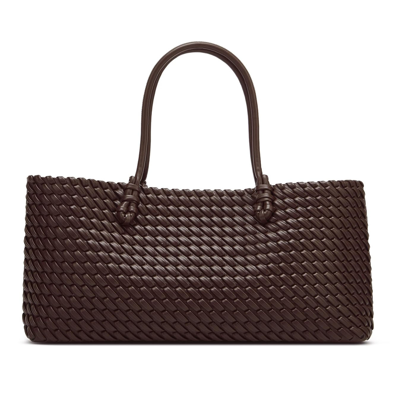 Women'S Vegan Bags - 위븐 토트백 여성용 대형 숄더 핸드백