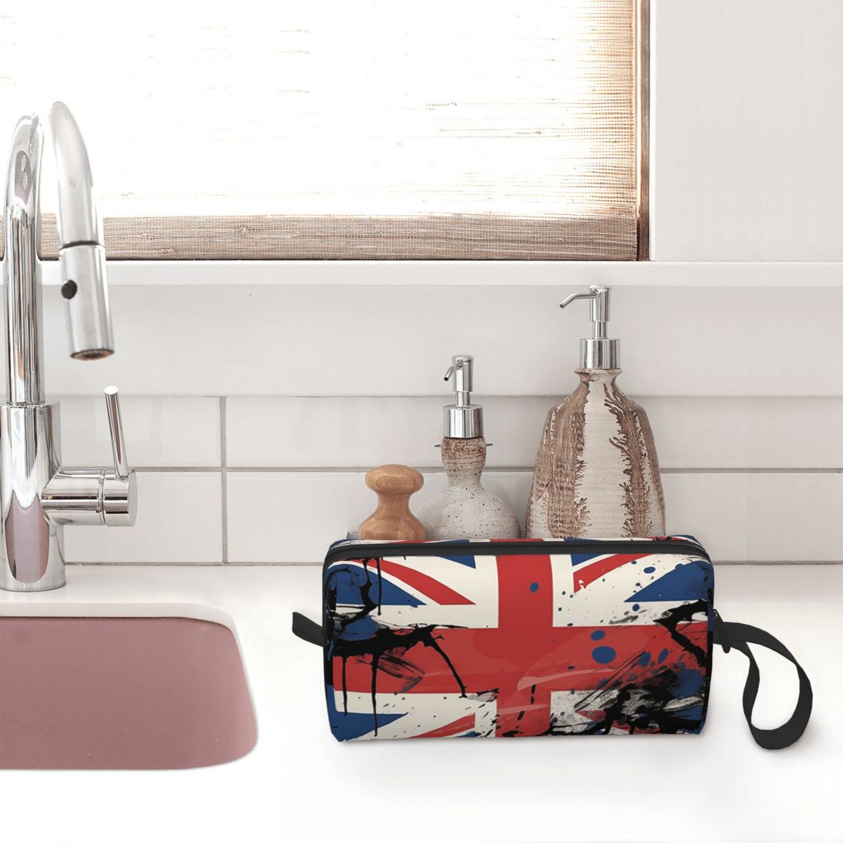 영국의 유니온 잭 국기 영국 영국 메이크업 가방 여성용 - Women Bags Uk 리뷰 및 가격