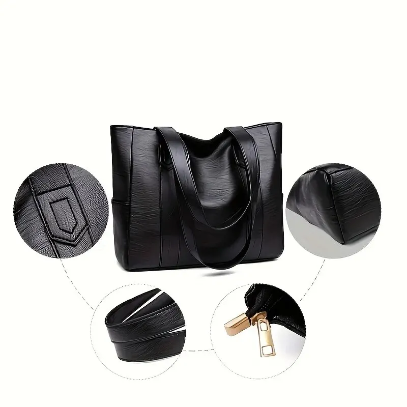 빈티지 여성용 가방 대용량 핸드백, 빈티지 무지 숄더백 - Women'S Vegan Bags 리뷰 및 가격