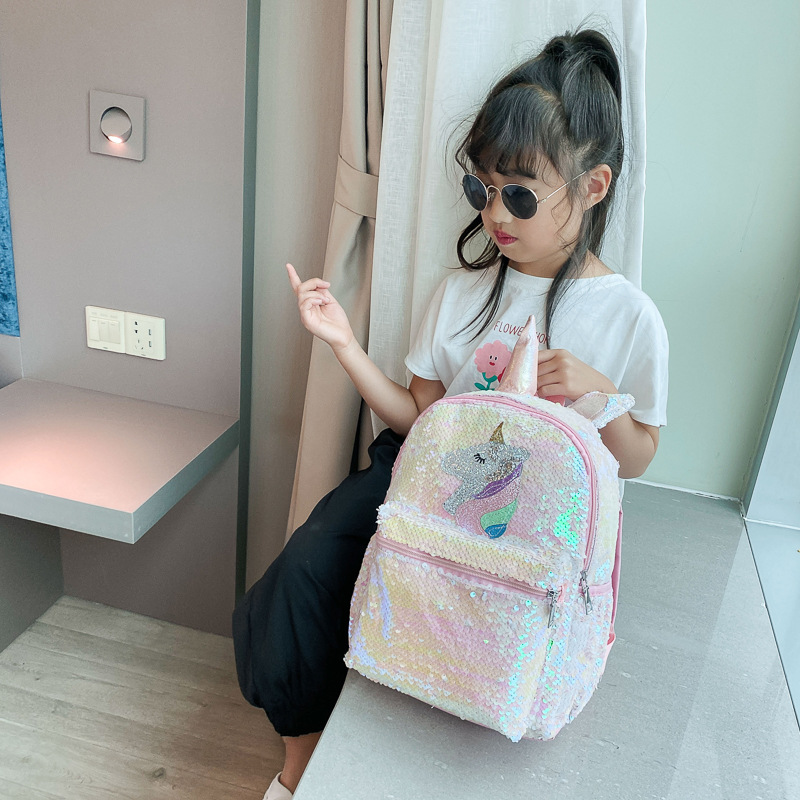 스팽글 유니콘 백팩 핑크 샤이니 경량 미니 커스텀 로고 - Women'S Bags Going Out 리뷰 및 가격