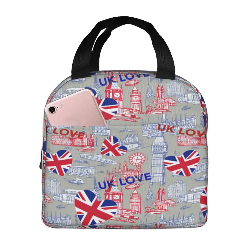 영국 국기 여성용 절연 도시락 가방 영국 국기 따뜻한  - Women Bags Uk 리뷰 및 가격