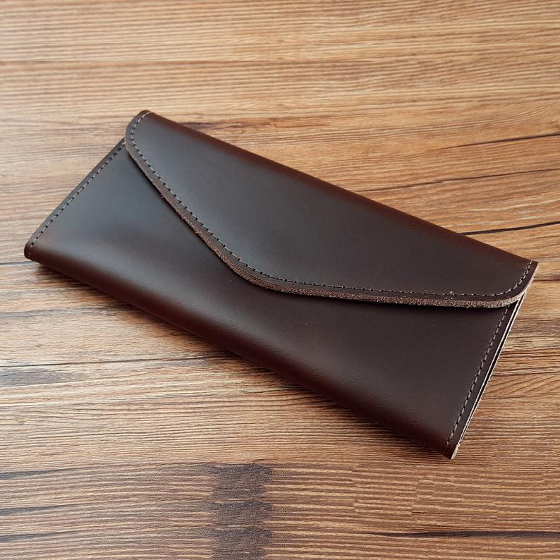 맞춤 이름 수제 가죽 봉투 지갑 여성용 클러치 지갑 소 - Women Bags Ck 리뷰 및 가격