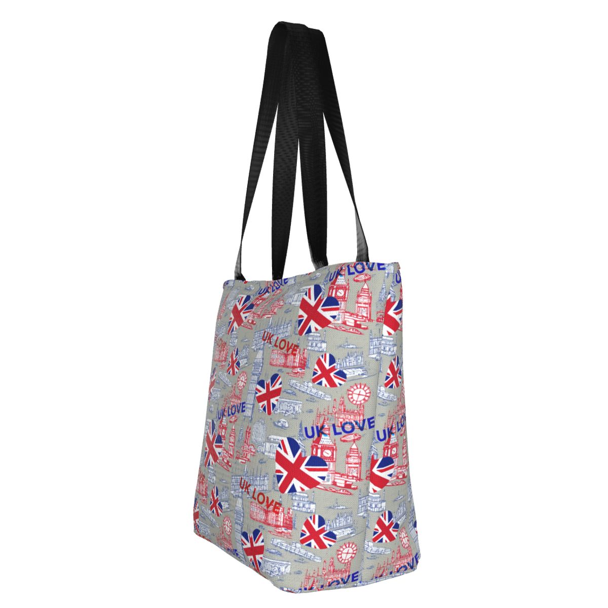 영국의 맞춤형 국기 사랑 식료품 쇼핑 토트 백 여성 재 - Women Bags Uk 리뷰 및 가격