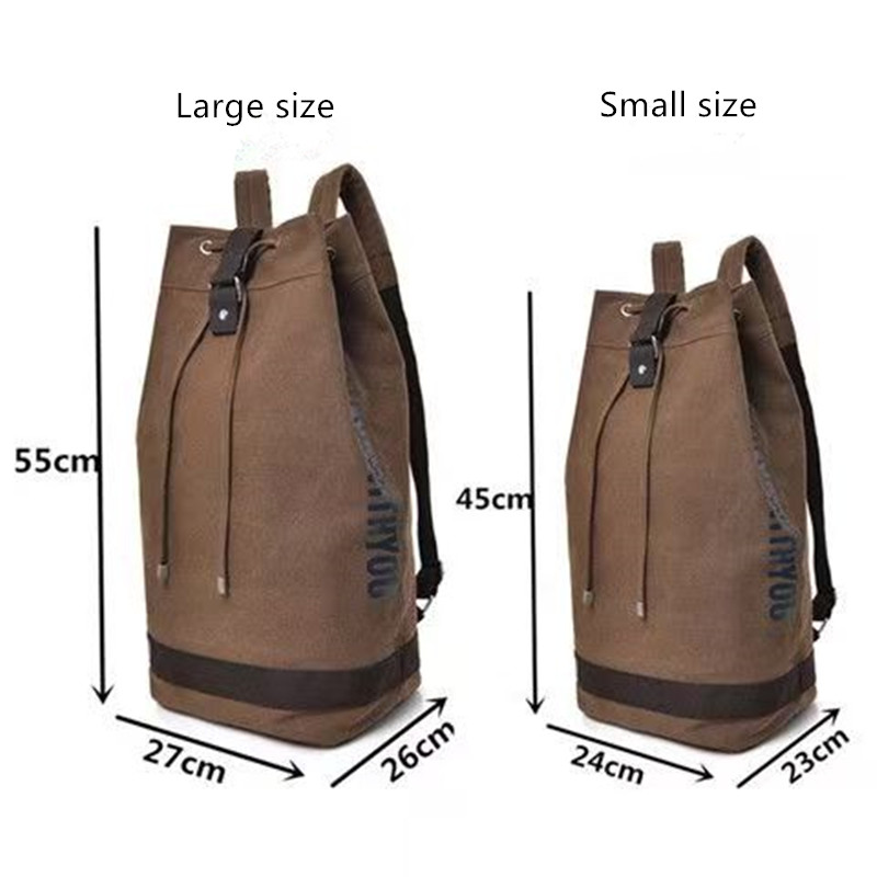 2026 캔버스 백팩 듀얼 숄더 스트랩 대용량 버킷 백 - Women Bags Casual 리뷰 및 가격