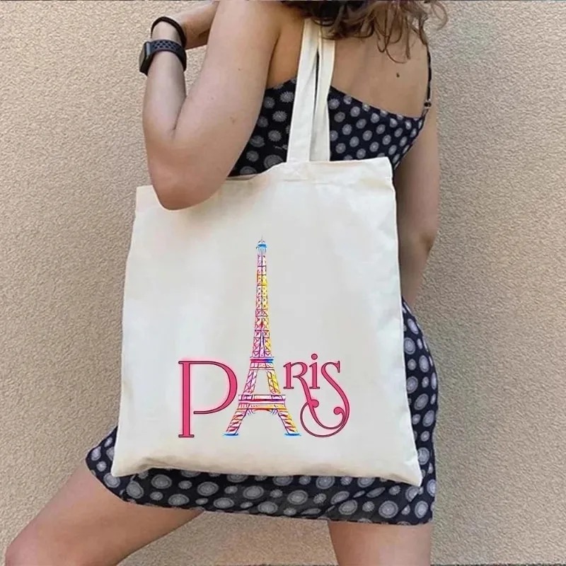 런던 영국 파리 프린팅 여성용 캔버스 토트 캐주얼 동물 - Women Bags Uk 리뷰 및 가격