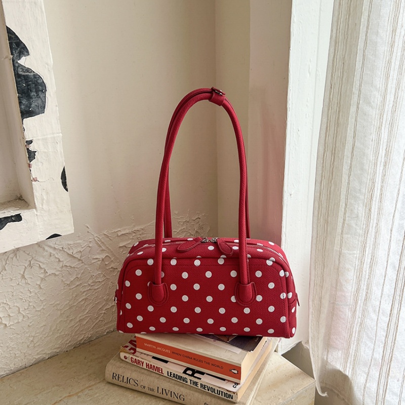 2026 신상 폴카 도트 미니 보스턴 숄더백, 우아한  - Women Bags Mini 리뷰 및 가격