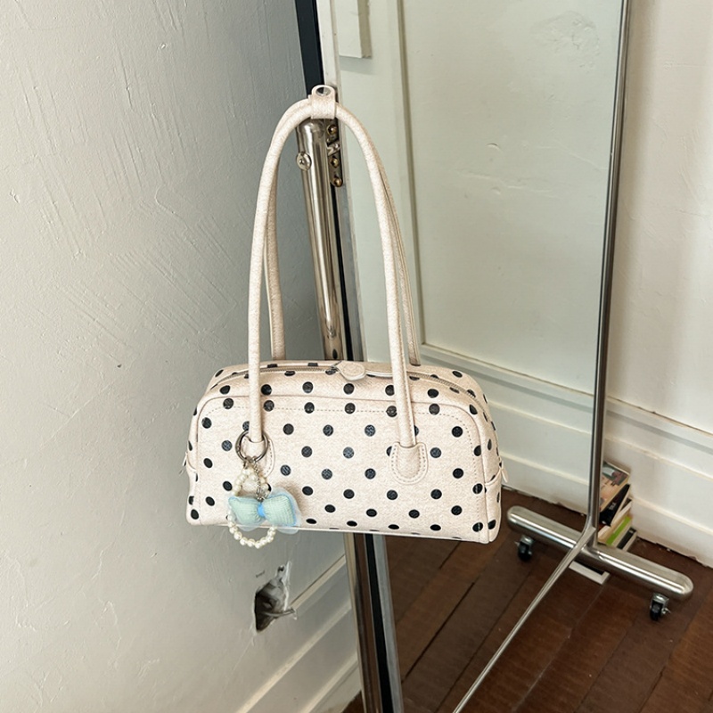 2026 신상 폴카 도트 미니 보스턴 숄더백, 우아한  - Women Bags Mini 리뷰 및 가격