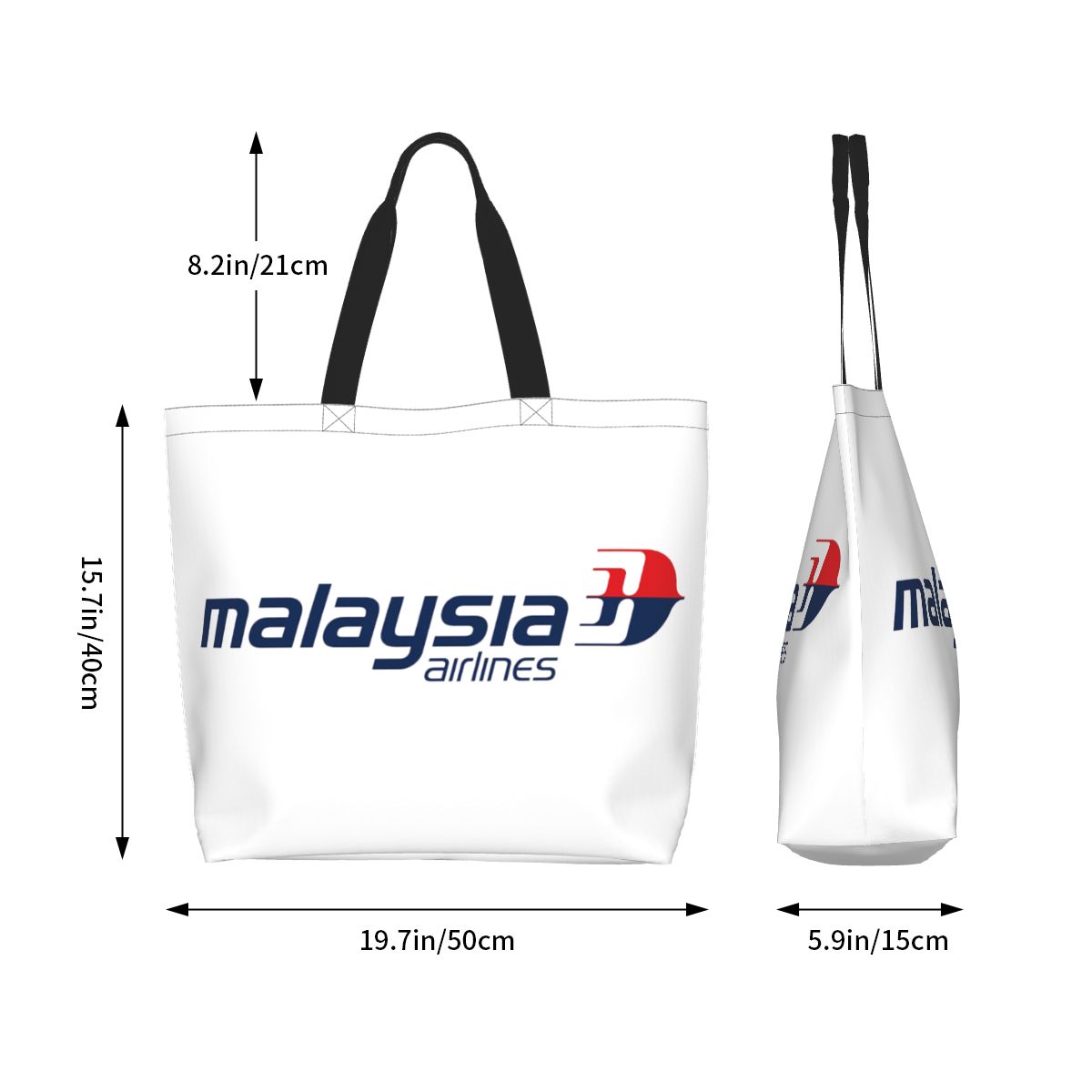 말레이시아 항공 쇼핑 토트 백 캔버스 대용량 어깨 가방 - Women Bags Malaysia 리뷰 및 가격