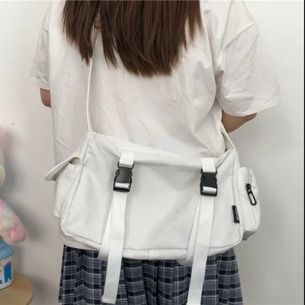 여성용 블랙 크로스 바디 백, 포켓 캔버스 디자인, 대 - Women'S Japanese Bags 리뷰 및 가격