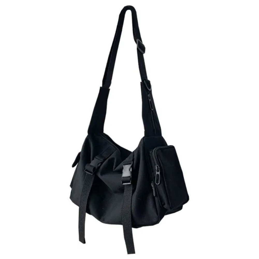 여성용 블랙 크로스 바디 백, 포켓 캔버스 디자인, 대 - Women'S Japanese Bags 리뷰 및 가격