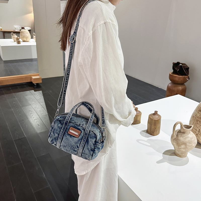 새로운 한국 스타일 미니 크로스바디 백 패션 데님 숄더 - Women Bags Mini 리뷰 및 가격