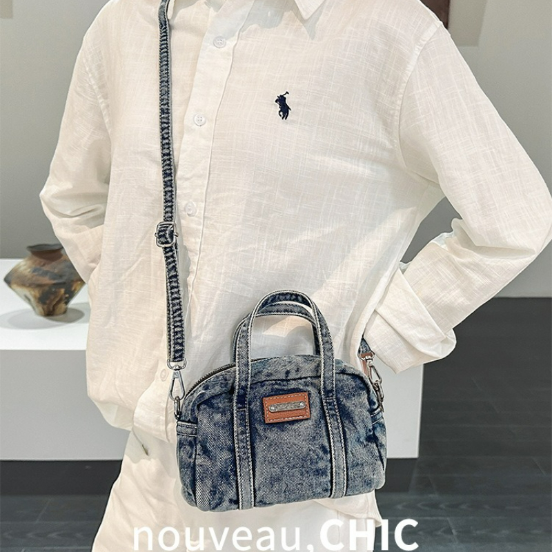 새로운 한국 스타일 미니 크로스바디 백 패션 데님 숄더 - Women Bags Mini 리뷰 및 가격