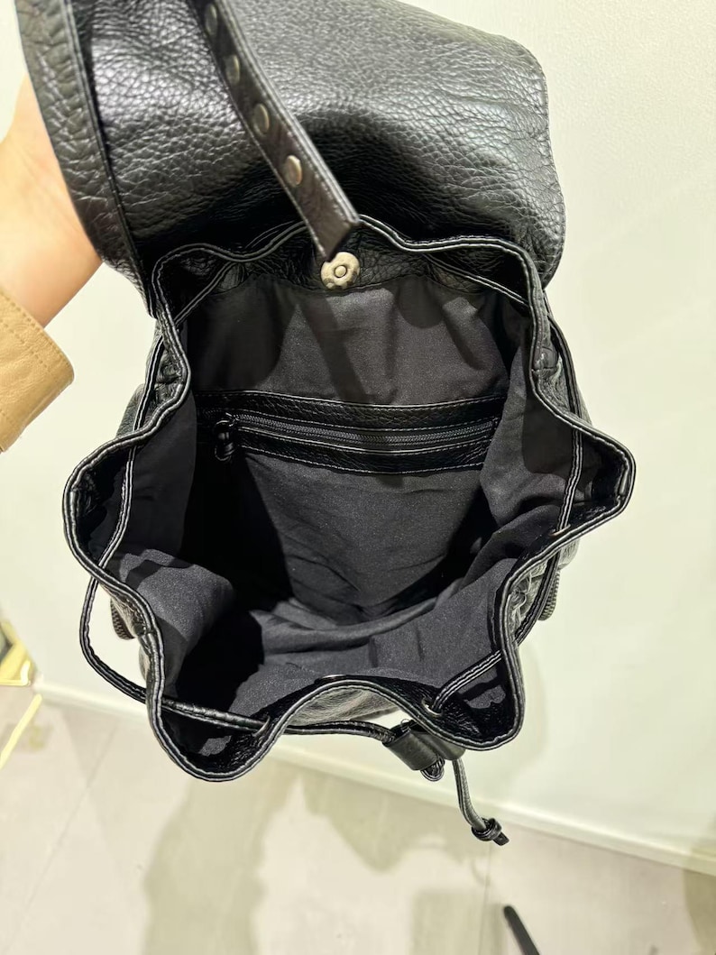 고딕 펑크 PU 가죽 숄더 백 리벳 Y2K 배낭 여성용 - Women'S Vegan Bags 리뷰 및 가격
