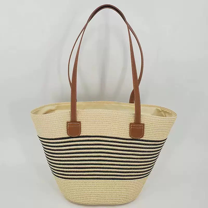 CLAREGQI 여성용 스트라이프 밀짚 토트백, 대용량 - Women Bags Casual 리뷰 및 가격