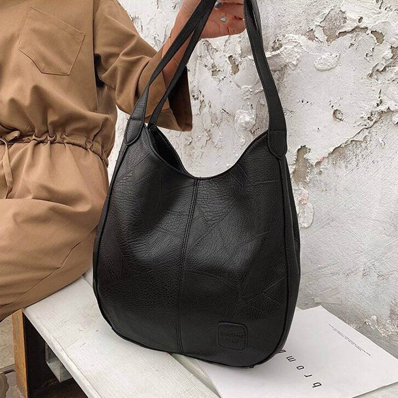대용량 빈티지 가죽 토트백 넓은 3단 수납공간 프리미엄 - Women'S Vegan Bags 리뷰 및 가격
