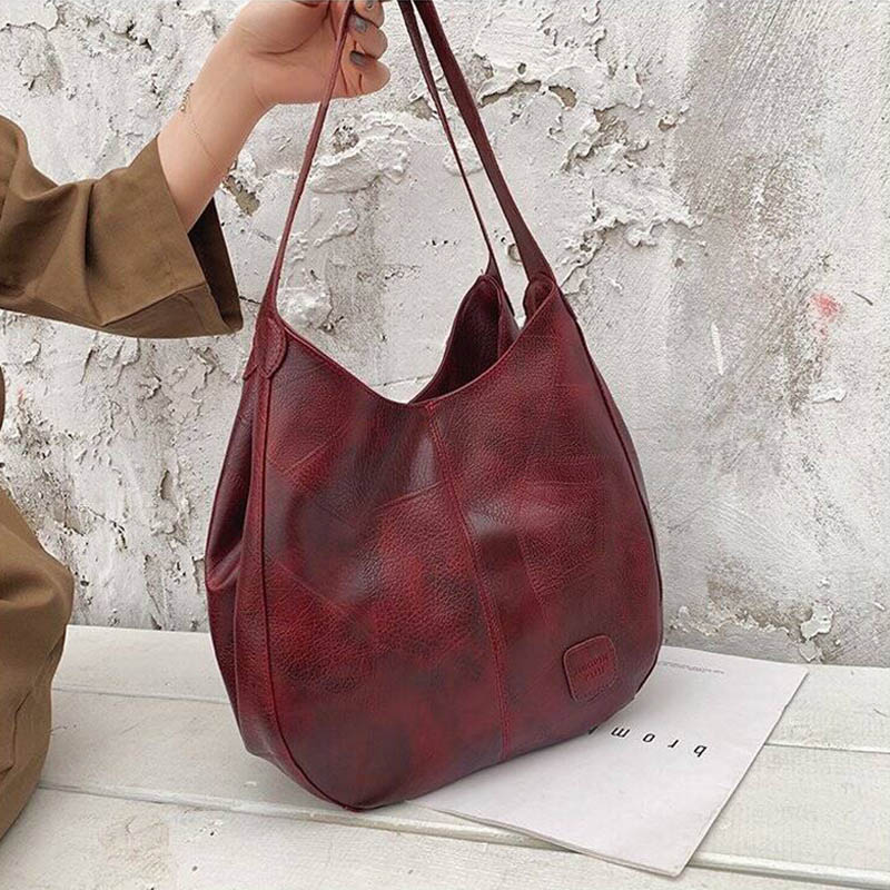 대용량 빈티지 가죽 토트백 넓은 3단 수납공간 프리미엄 - Women'S Vegan Bags 리뷰 및 가격
