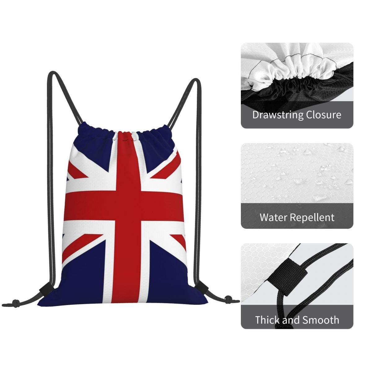 영국의 유니온 잭 국기 배낭 패션 드로스트링 가방 스포 - Women Bags Uk 리뷰 및 가격