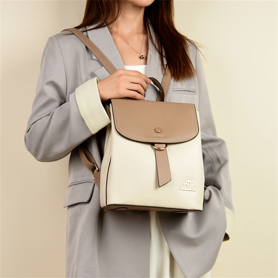 여성용 다기능 대용량 배낭, 패션 인쇄, 대비 색상 질 - Women'S Bags Going Out 리뷰 및 가격