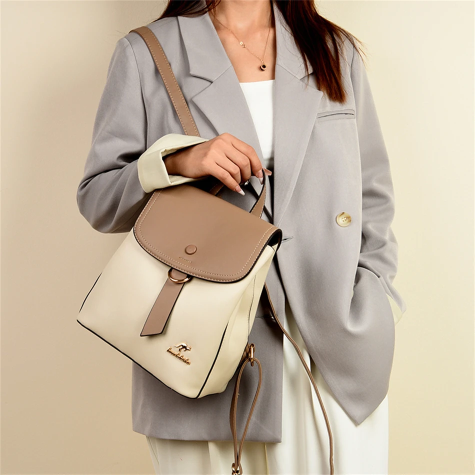 여성용 다기능 대용량 배낭, 패션 인쇄, 대비 색상 질 - Women'S Bags Going Out 리뷰 및 가격