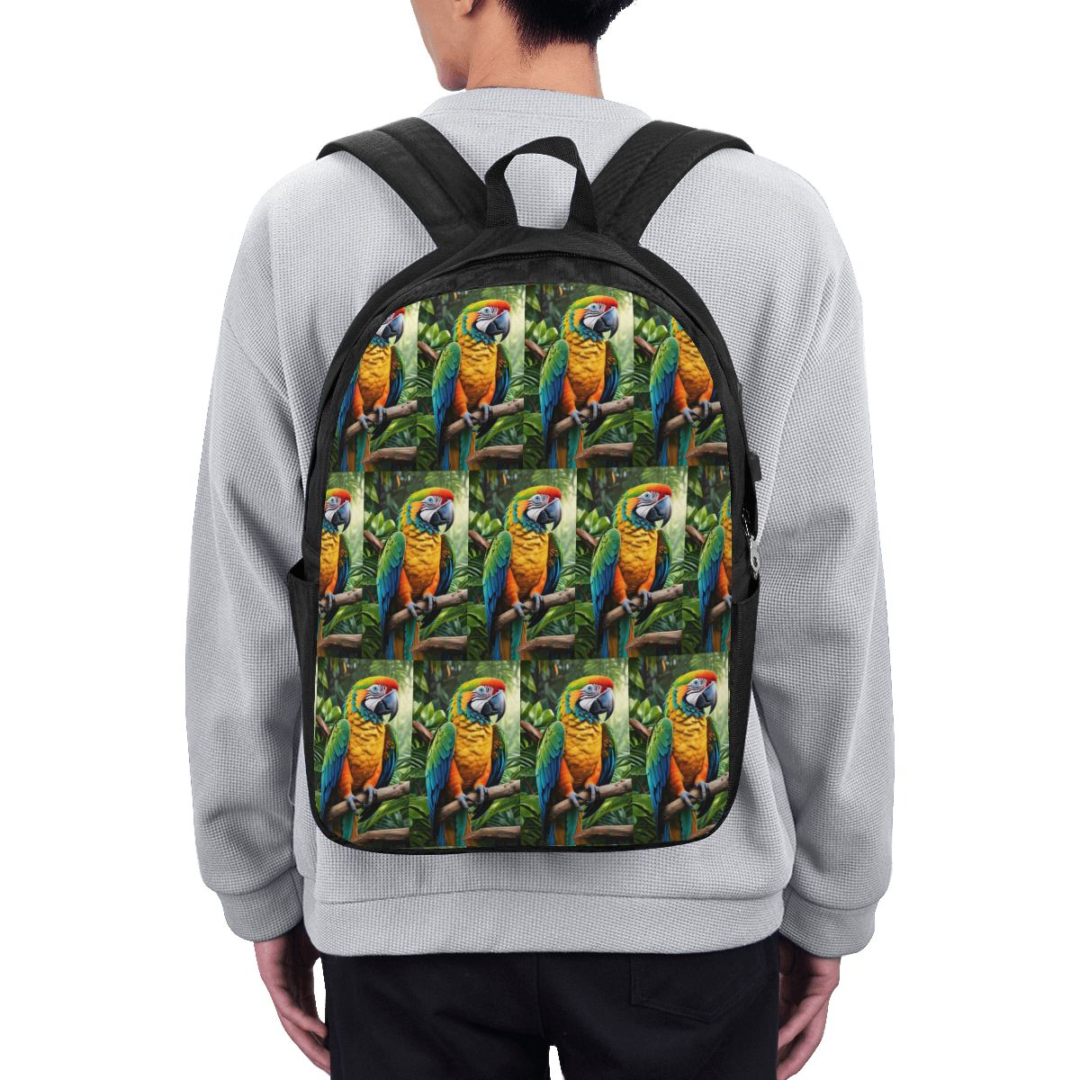 귀여운 맥아오 앵무새 배낭 여행 노트북 가방 컴퓨터 대 - Womens Backpack 리뷰 및 가격