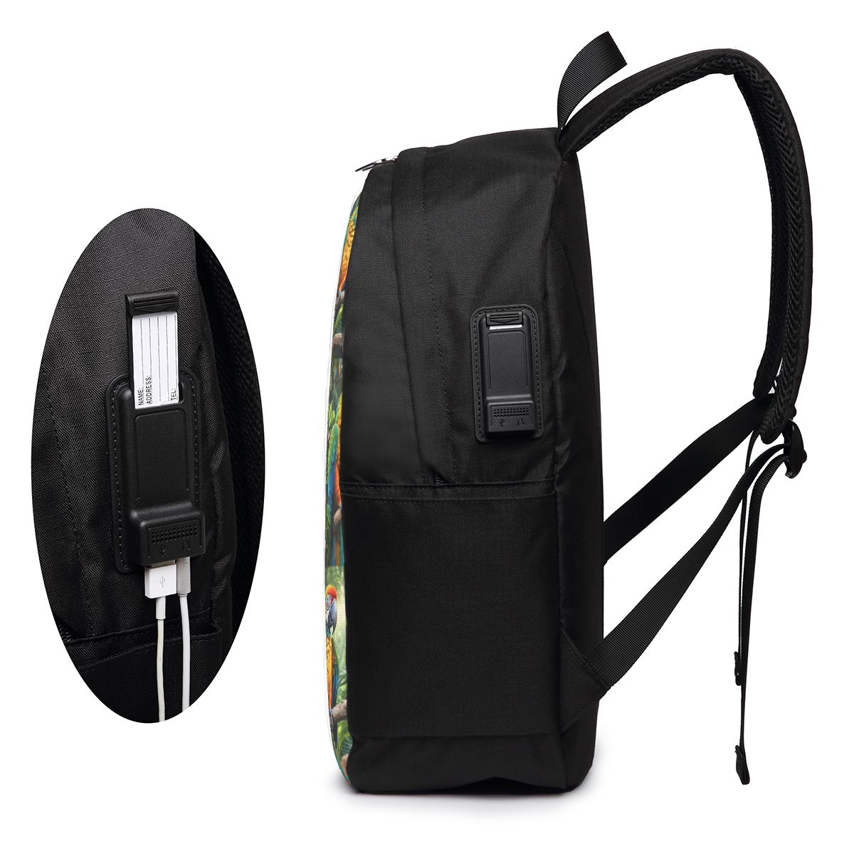 귀여운 맥아오 앵무새 배낭 여행 노트북 가방 컴퓨터 대 - Womens Backpack 리뷰 및 가격