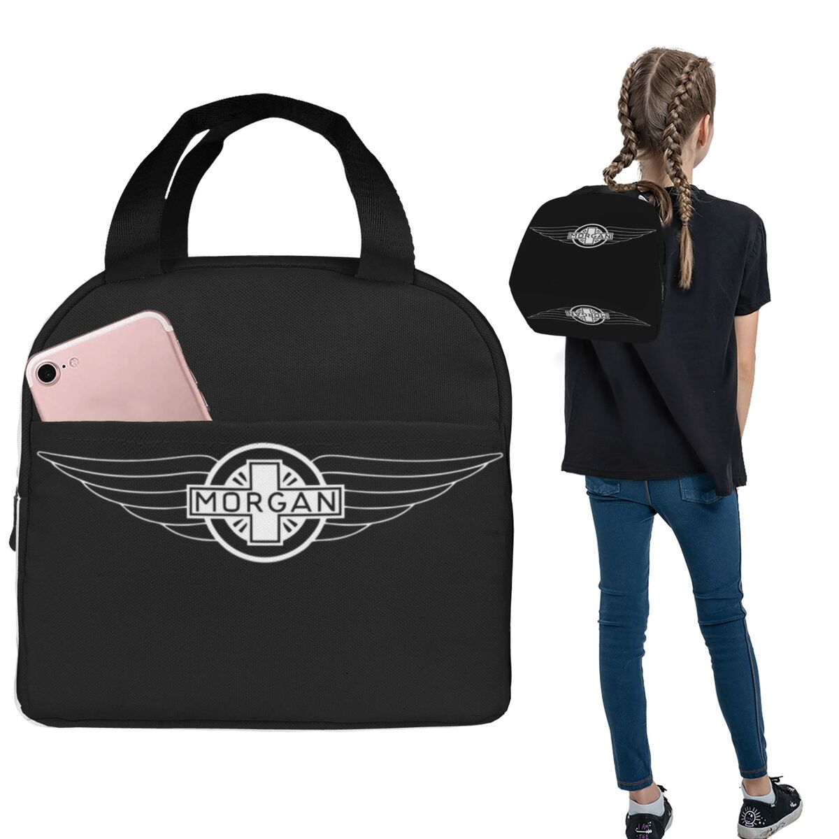 모건 모터카 회사 여성용 절연 도시락 가방 어린이 휴대 - Women Bags Company 리뷰 및 가격