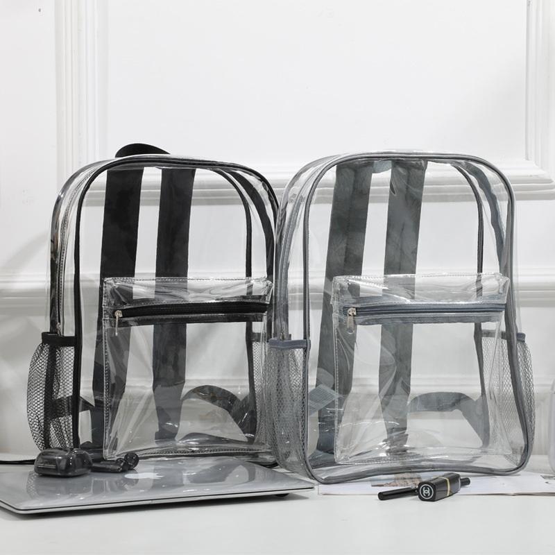 투명 PVC 야외 스포츠 피트니스 배낭 캐주얼 여행 가 - Women Bags Casual 리뷰 및 가격