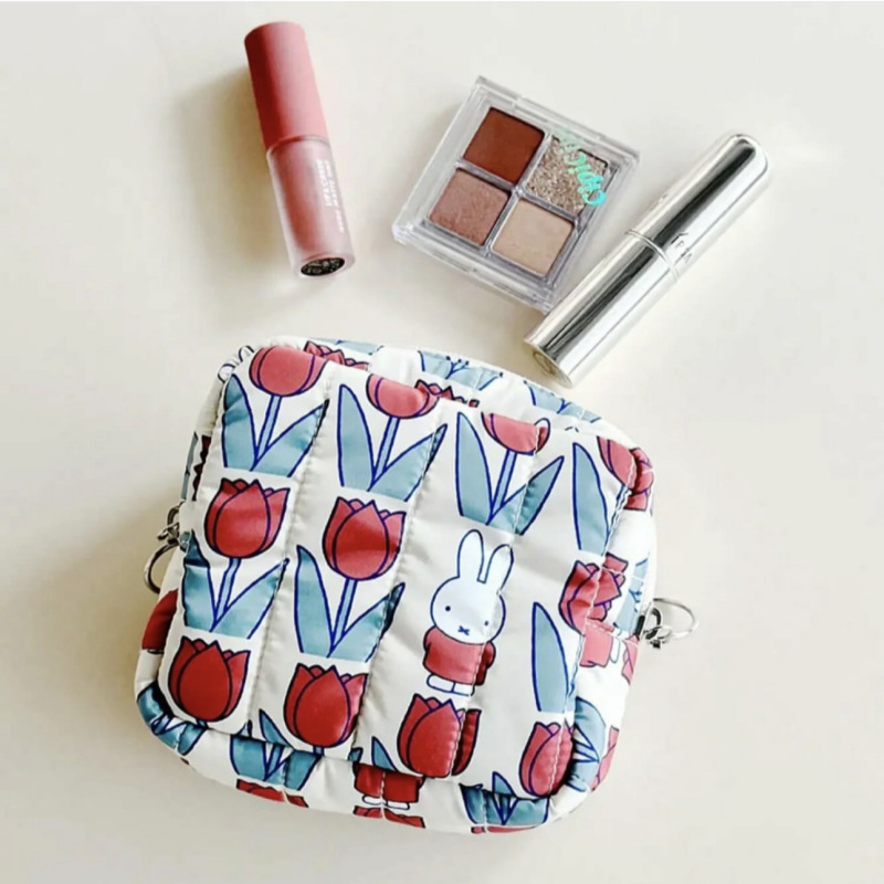 카와이 일본식 미피 토끼 꽃 만화 프린트 사각형 모양의 - Women'S Japanese Bags 리뷰 및 가격