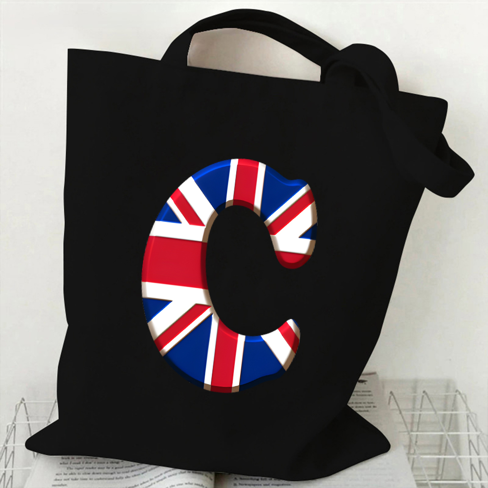 A-Z 26자 알파벳 캔버스 토트백 여성용 핸드백 영국 - Women Bags Uk 리뷰 및 가격