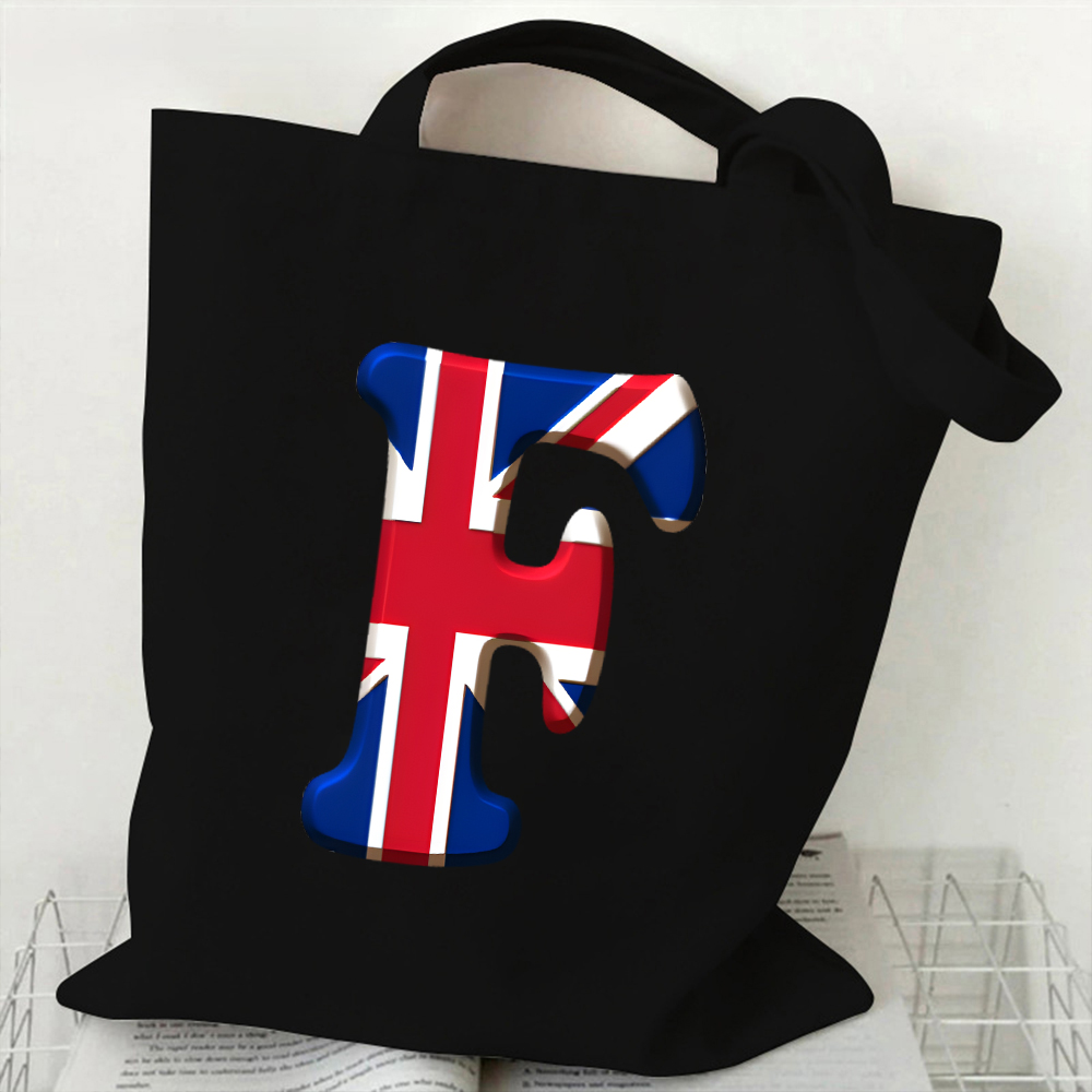 A-Z 26자 알파벳 캔버스 토트백 여성용 핸드백 영국 - Women Bags Uk 리뷰 및 가격