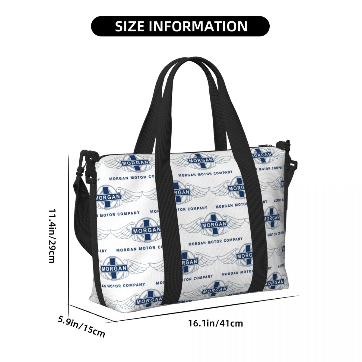 모건 모터 카 컴퍼니 비치 여행 가방 대용량 토트백 체 - Women Bags Company 리뷰 및 가격